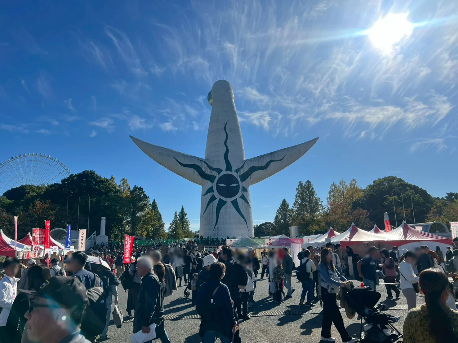 フェス会場の実施風景